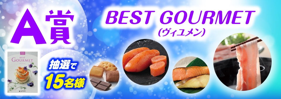 A賞 BEST GOURMET(ヴィユメン)：15名様